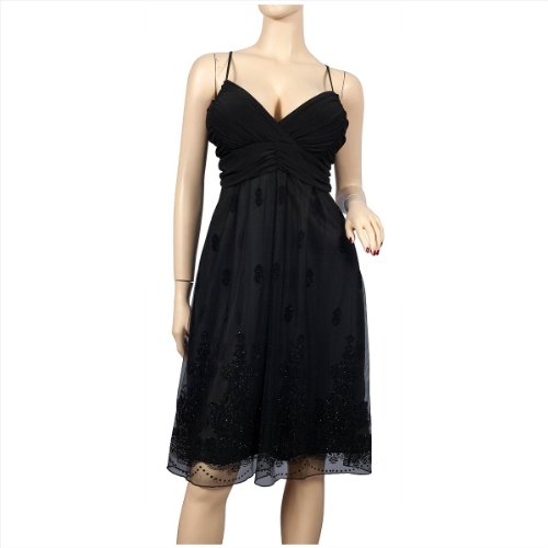 Black Layered Plus size Cruise Cocktail Dress