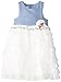 Pippa & Julie Little Girls' Ruffles and Chambray Dress