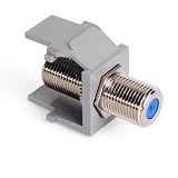QuickPort F-Type Adapter, Nickel-Plated, Available in 6 Colors, 41084