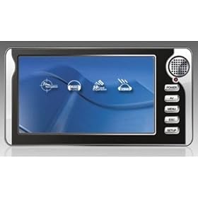 NJ7500 Wide 7.0 Inch GPS Navigator - Bluetooth - FM Transmitter - map coverage of USA, Canada, Europe