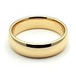 14K Yellow Gold Men's & Women's Wedding Bands 5mm comfort-fit