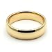 18K Yellow Gold Men\'s & Women\'s Wedding Bands 5mm comfort-fit light