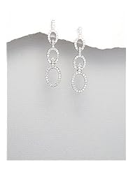 CZ Earrings In 92.5 Sterling Silver