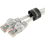 Insten PCABCAT50006 Ethernet Cable, 25' White/Gold Plated Male to Male Connectors