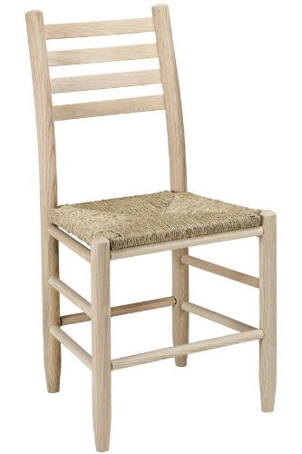 Carolina Ladder back Side 18CHAIR UNFINISHED