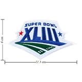 Super Bowl Xliii 43 Logo Embroidered Iron on Patches