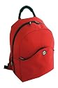 LoveMyTime Notebook Rucksack f&uuml;r Apple MacBook bis 35,6 cm (14 Zoll) rot
