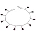 Sterling Silver Anklet Pair Foot Jewelry 19 Grams 10 inches (ganklt045)