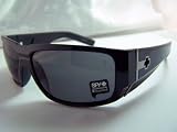 SPY HAILWOOD BLACK POLARIZED PLASTIC SUNGLASSES