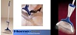 Home Tek HT824 Light N Easy deluxe steam mop with 4 mop pads