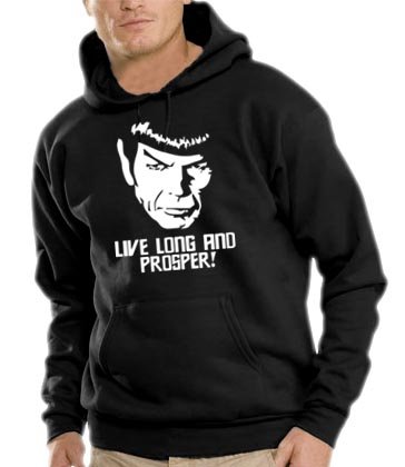 Touchlines Herren Kapuzen Sweatshirt Mr Spock - Star Trek, black, S, B7112 Preisvergleich