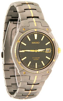 Seiko Mens SGEB34 Dress Two-Tone Watch