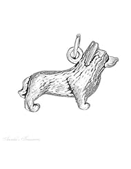 Sterling Silver 3D CORGI Pet Dog Breed Animal Charm