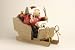 Christmas Smoker - Santa Claus On Sledge (8 inches)