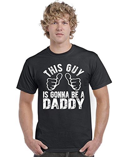 Artix A+ This Guy Is Gonna Be a Daddy Men T-Shirt Tee Large Black