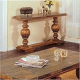 Natural Slate Sofa Table in Caramel Natural Slate Sofa Table in Caramel