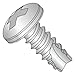 #2 x 1/4" Type 25 Thread Cutting Screws/Phillips/Pan Head/410 Stainless Steel (Carton: 5,000 pcs)