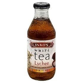 Inkos White Tea, Tea Rtd White Lychee, 16-Fluid Ounce (12 Pack)