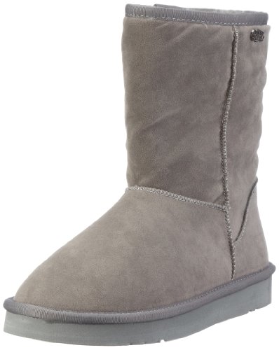 Buffalo Girl 238892 SY SUEDE 120870, Damen Stiefel, Grau (GREY 01), EU 39