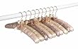 Whitmor 6449-49-C Satin Padded Blouse Hangers in Assorted Earthtone Colors, 10-Pack