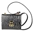 Fontanelli Small Croc-embossed Leather Handbag