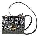 Fontanelli Small Croc-embossed Leather Handbag