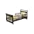Dream On Me Classic Sleigh Toddler Bed - Cherry
