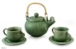 Tea set, 'Elephant Family' (set for 2)