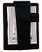 Genuine Leather Money Clip Belt Wallet Credit Card ID (Black)