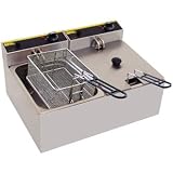 Buffalo Double Fryer Twin 5 litre tanks.