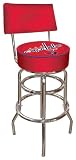 NHL Washington Capitals Padded Bar Stool with Back