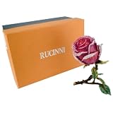 3 Inch Rucinni Beauty and The Beast Swarovski Crystal Magical Rose Trinket Box Bejeweled Jewelry Keepsake Box Organizer