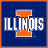 Illinois Fighting Illini Paper Cube