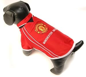 Manchester Utd FC Football Dog Shirt Coat 39" X Large: Amazon.co.uk