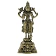 Lord Vishnu Brass Statue Antique Figurines
