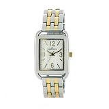 AK Anne Klein Womens 109309SVTT Two-Tone Recta