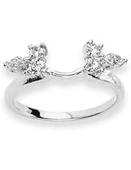 Ann Harrington Jewelry 14k White Gold 3/8 Ct Tw Diamond Ring Wrap
