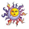 Dan Morris - Sun and Moon - Sticker / Decal