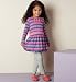 Mini Limited Bubble Hem Stripe Dress with Leggings