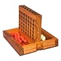 - Travel Size Wood Connect Four Game