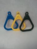 Playgroud Trapeze Rings Blue, 1 Pair, Swingset Triangles