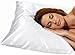 Luxury Satin Pillow Case (King, White)