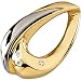 14K Two Tone Gold Diamond Chain Slide