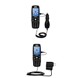 Essential Kit for the Samsung Helio Drift SPH-503 - includes Car and Wall Charger with Rapid Charge Technology - Gomadic Brand w/ TipExchange Technology