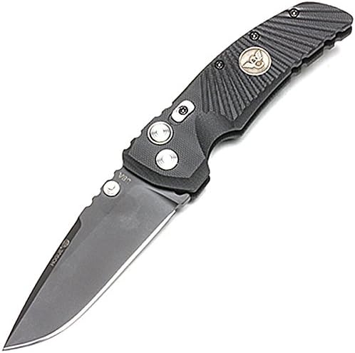 Wilson Knives Star-Light Tactical, Black G-10 Handle, Black Plain, 3.5in.