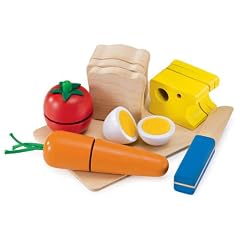 Selecta Spielzeug 1548 - Picknick, Set aus Holz zum schneiden �ben und Sandwich bauen