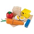 Selecta Spielzeug 1548 - Picknick, Set aus Holz zum schneiden �ben und Sandwich bauen