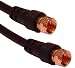 3 Metre Gold Plated F-Type Male to Male Satellite Coaxial Cable by Cable Mountain  from Cable Mountain