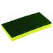 Glit 20945, 74-E Medium-Duty Scrub Sponge, 6-1/4" Length x 3-1/8" Width, Grey/Yellow (Case of 40)
