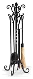 Napa Forge Victorian Fireplace Tool Set, Brushed Bronze